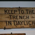 keep to trench