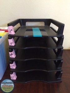 where students turn in their work