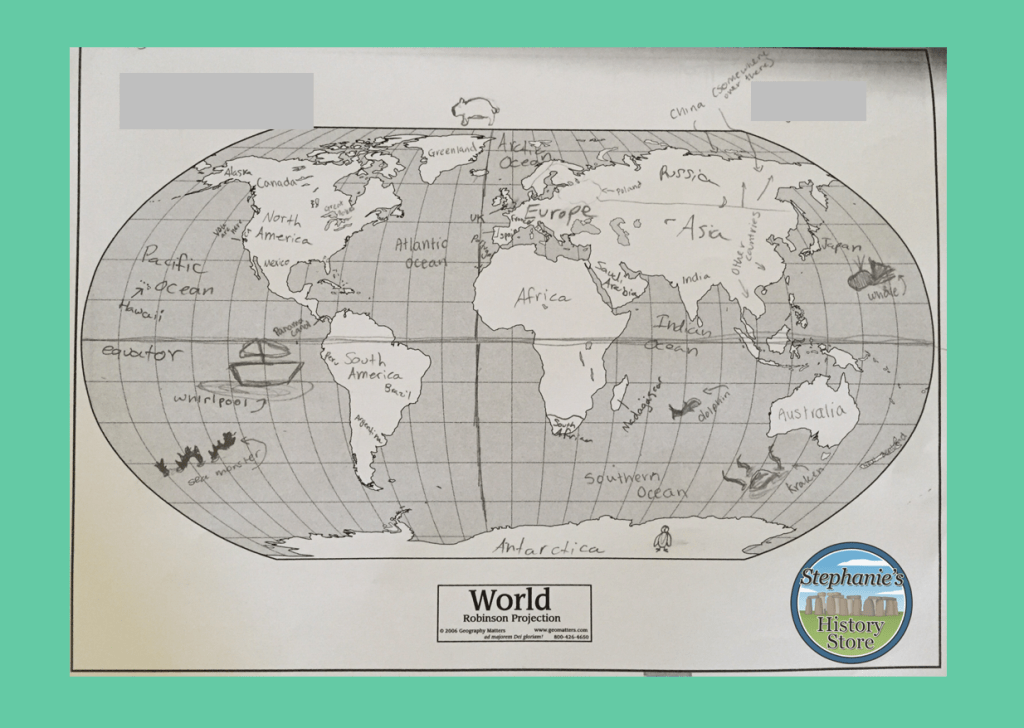 using maps with middle school students