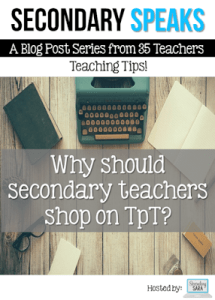 TpT and secondary teachers