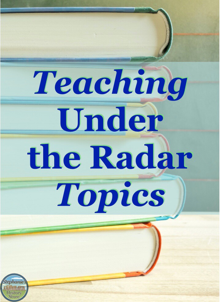 teaching some under the radar topics, like Nazi Germany's Lebensborn program