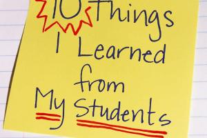 lessons teachers learn from their students