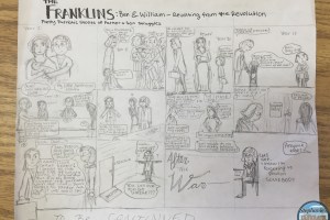 creating historical fiction out of comic strips