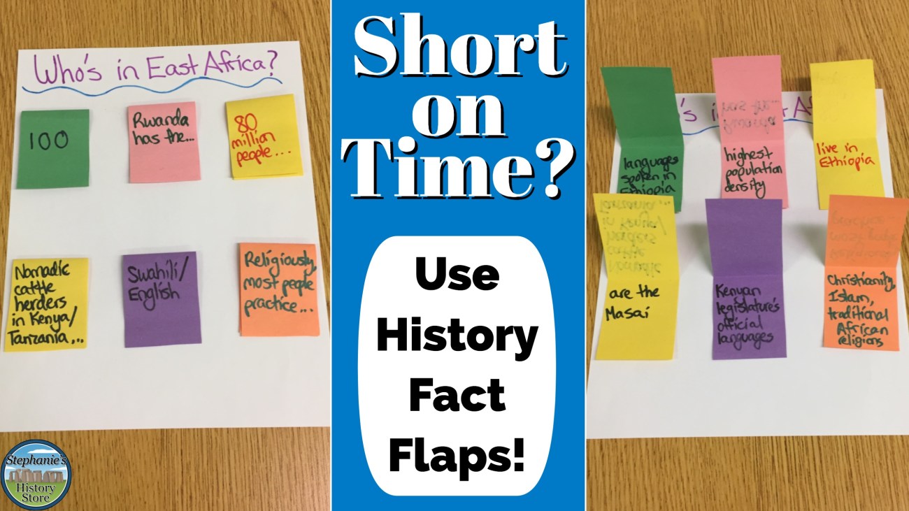 social studies fact flaps project