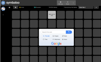 getting started on Symbaloo